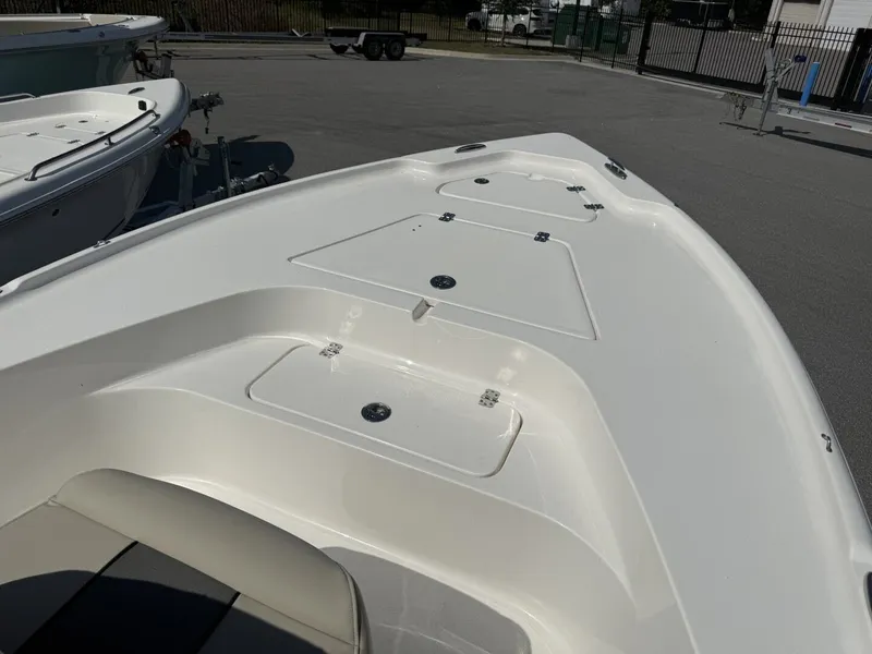 Slide: The Image of 2026 Key West 188 Bay Reef boat deck in a marina. - 14