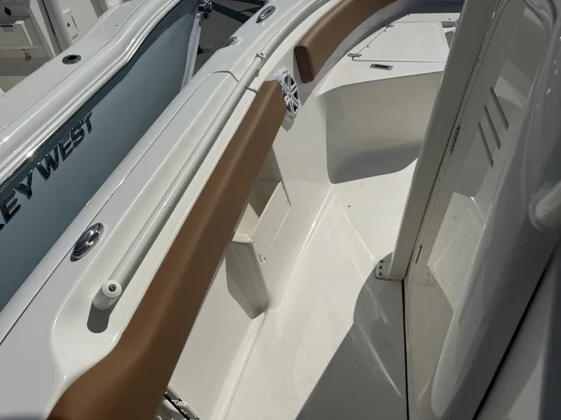 Slide: The Image of Interior of a 2026 Key West 239 FSR boat. - 17