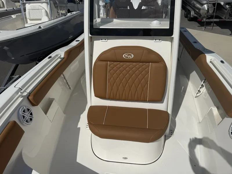 Slide: The Image of Interior of Key West 239 FSR boat, model year 2026. - 21