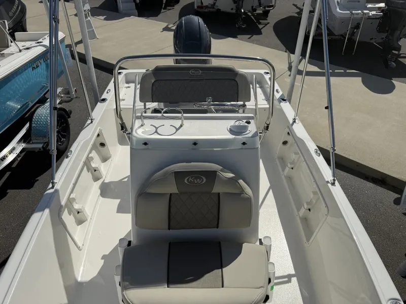 Slide: The Image of Interior view of Key West 1720 Center Console boat, model year 2026. - 12