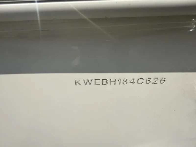 Slide: The Image of Serial number on Key West 1720 Center Console boat, year 2026. - 13