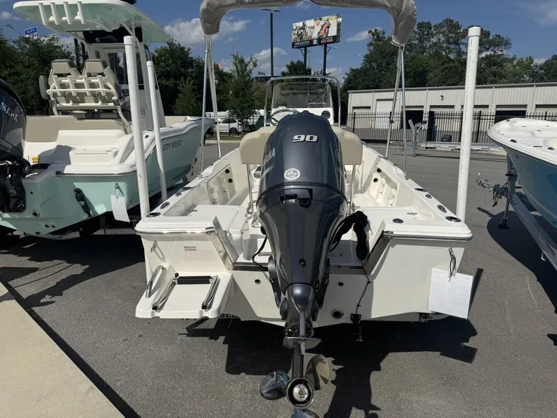 Slide: The Image of Key West 1720 Center Console boat, 2026 model, with Yamaha outboard motor. - 5