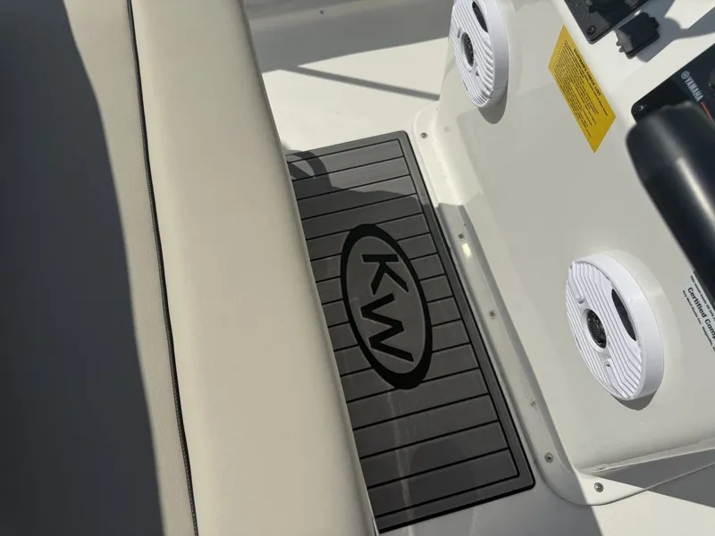 Slide: The Image of Interior of Key West 1720 Center Console boat, model year 2026. - 9