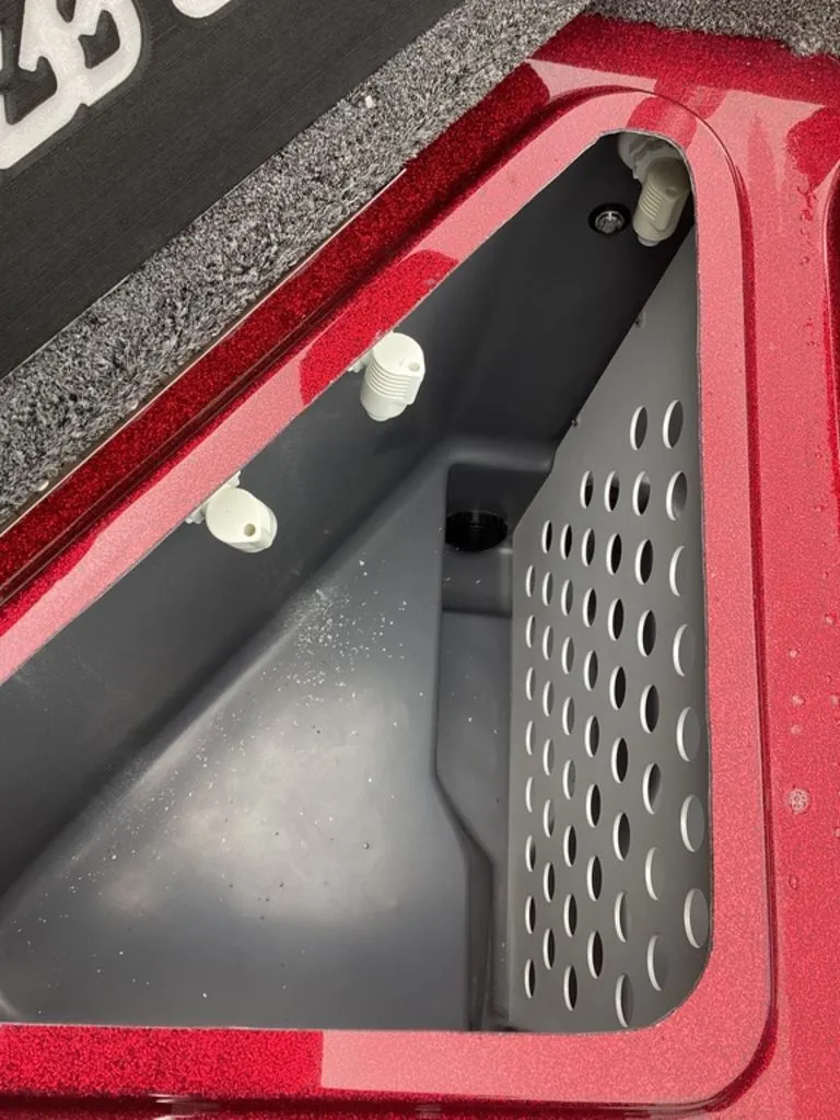 Slide: The Image of Interior view of Bass Cat Eyra SP 2026 boat compartment. - 29