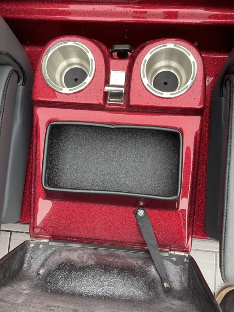 Slide: The Image of Interior of 2026 Bass Cat Eyra SP with cup holders. - 34