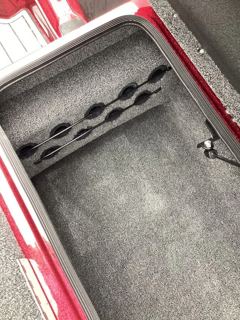 Slide: The Image of Interior of 2026 Bass Cat Eyra SP with gray carpeted flooring. - 45
