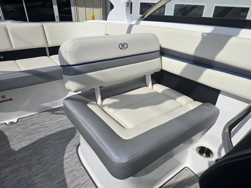 Slide: The Image of Interior of 2021 Cobalt CS22 featuring luxurious seating design. - 13