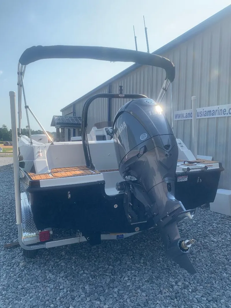 Slide: The Image of 2024 Starcraft SVX 191 OB boat with outboard motor. - 4