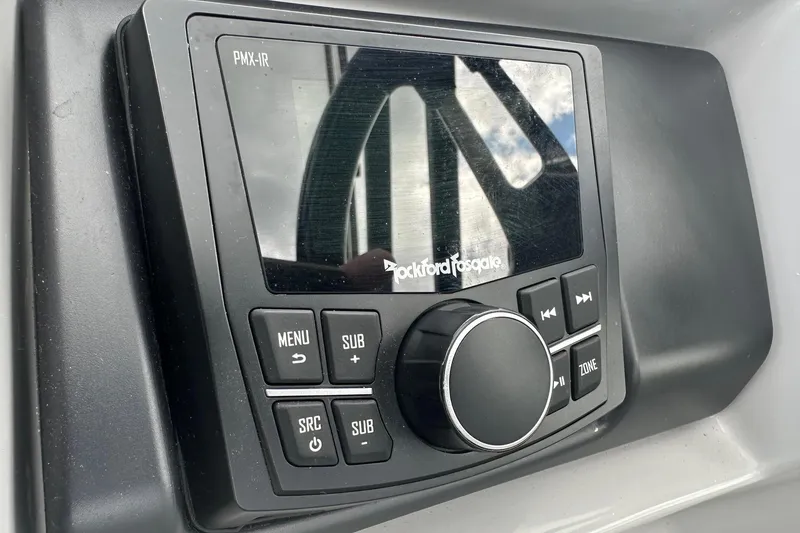 Slide: The Image of Rockford Fosgate audio system in 2024 Bennington LX Sport Line boat. - 26