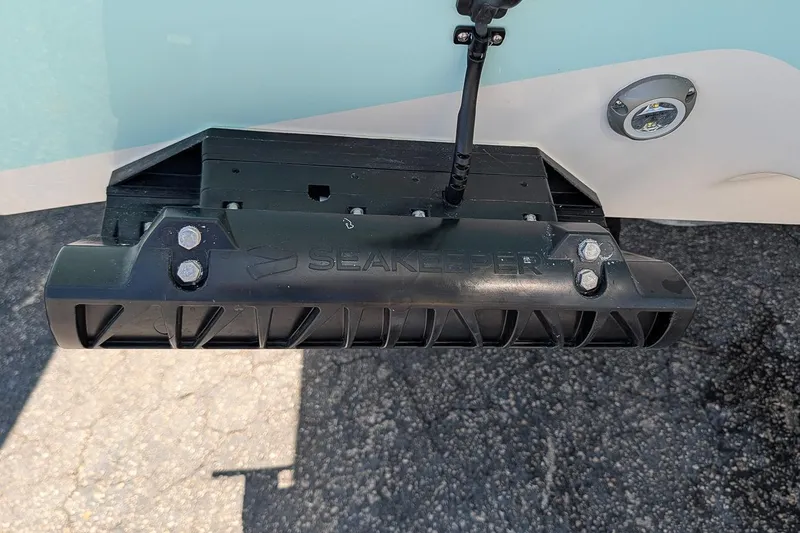Slide: The Image of Seakeeper device on 2026 Key West 249 FS boat, enhancing stability and performance. - 7