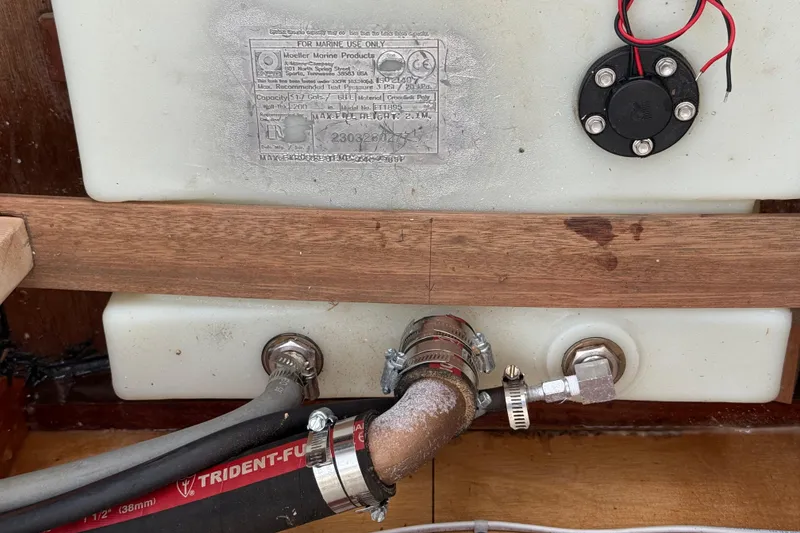 Slide: The Image of 2024 Hylan Bowler marine equipment with Moeller tank and Trident-Fuel hose connections. - 35