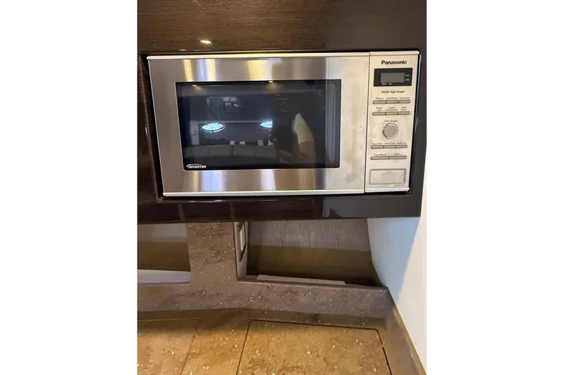 Slide: The Image of Built-in Panasonic microwave in 2014 Formula 37 Performance Cruiser kitchen. - 31
