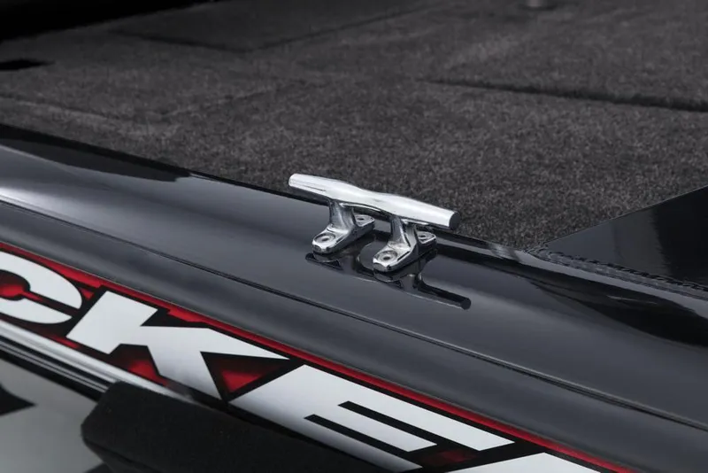 Slide: The Image of 2018 Tracker Pro Team 190 TX boat with deck cleat. - 30