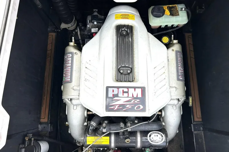 Slide: The Image of Engine of 2013 Nautique Super Air Nautique G23, PCM ZR 450 model. - 28