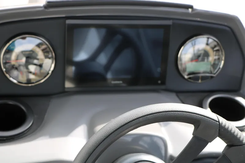 Slide: The Image of Dashboard of 2026 Evotti 521QL with steering wheel and digital display. - 40