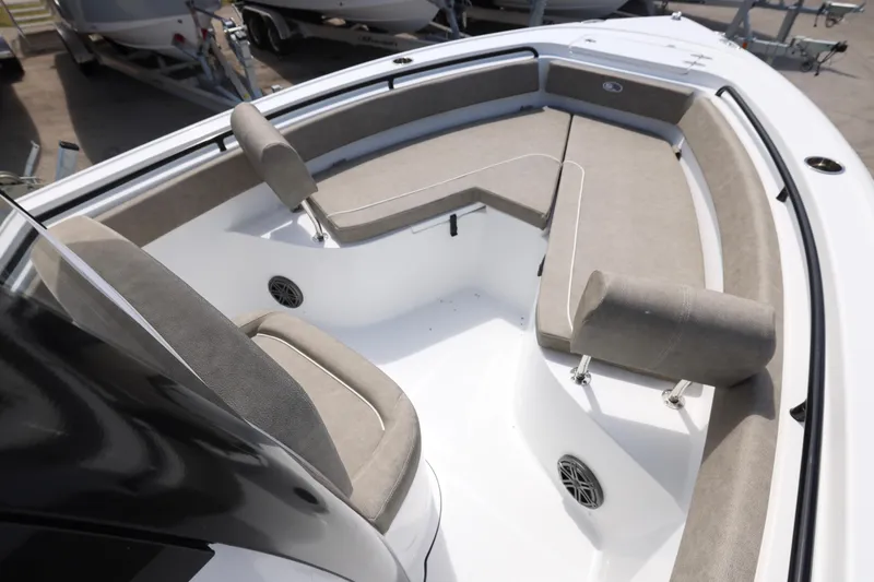 Slide: The Image of Manufacturer Provided Image: Top view of 2026 Sea Hunt Ultra 239 SE boat, showcasing sleek design and spacious layout. - 32