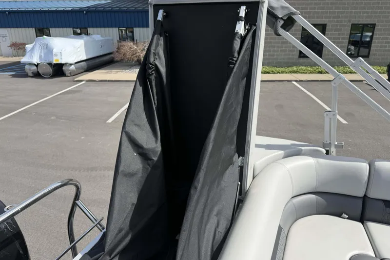 Slide: The Image of 2022 Godfrey Sweetwater 2086 C pontoon boat with seating and storage area. - 21