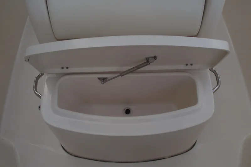 Slide: The Image of Open storage compartment on 2023 Grady-White Fisherman 236 boat. - 13