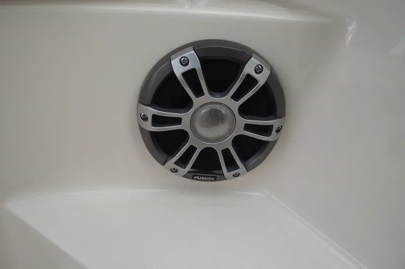 Slide: The Image of Speaker on 2023 Grady-White Fisherman 236 boat, featuring sleek design and modern audio system. - 35