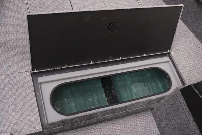 Slide: The Image of Manufacturer Provided Image: 2022 G3 Angler V164 C livewell compartment with open lid. - 19
