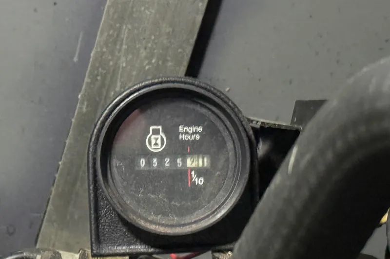 Slide: The Image of Engine hour meter reading 3251 on 1989 Sea Ray 380 Aft Cabin boat. - 34
