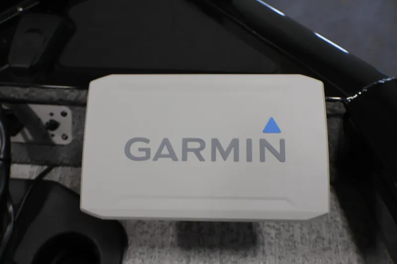 Slide: The Image of Garmin device on 2022 Tracker Pro Team 175 TXW boat dashboard. - 15