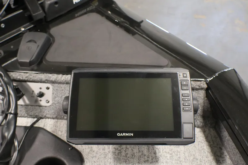 Slide: The Image of 2022 Tracker Pro Team 175 TXW boat with Garmin fishfinder display. - 16