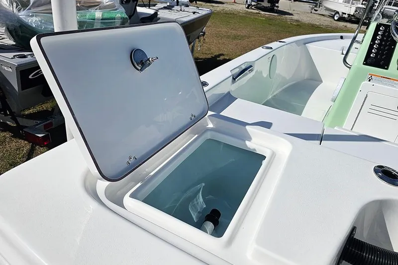 Slide: The Image of Open storage compartment on 2026 Sea Pro 172 Bay boat. - 26