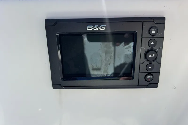 Slide: The Image of B&G marine display on 2011 J Boats J/95 sailboat dashboard. - 22
