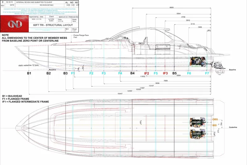 Slide: The Image of Blueprint of 2017 Tritons Express Cruiser Crossover, showcasing structural layout and dimensions. - 15