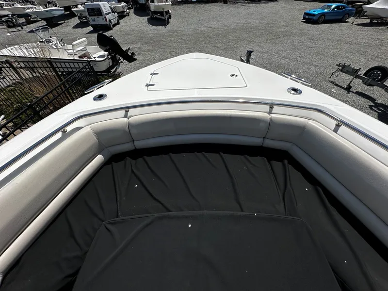 Slide: The Image of 2019 Boston Whaler 330 Outrage, bow view outdoors. - 40