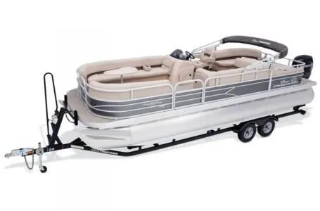 The Image of Sun Tracker PARTY BARGE 24 DLX XP3 W/ 200HP Mercury Verado! 2017 - 1