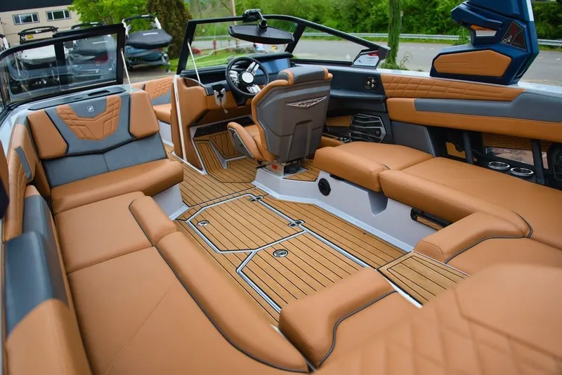 Slide: The Image of Interior of 2022 Nautique Super Air Nautique G23 boat. - 12
