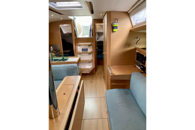 Slide: The Image of Portside Seating looking Aft. - 17