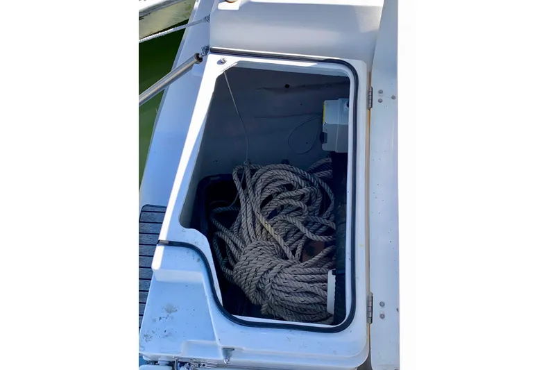Slide: The Image of Lazerette storage with Stern Anchor. - 29