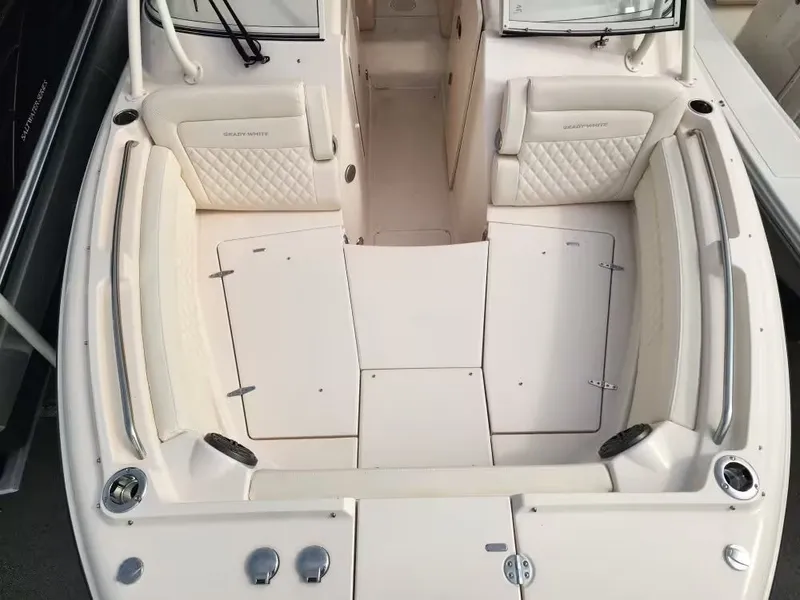Slide: The Image of Interior of Grady-White Freedom 285 boat, model year 2026. - 25