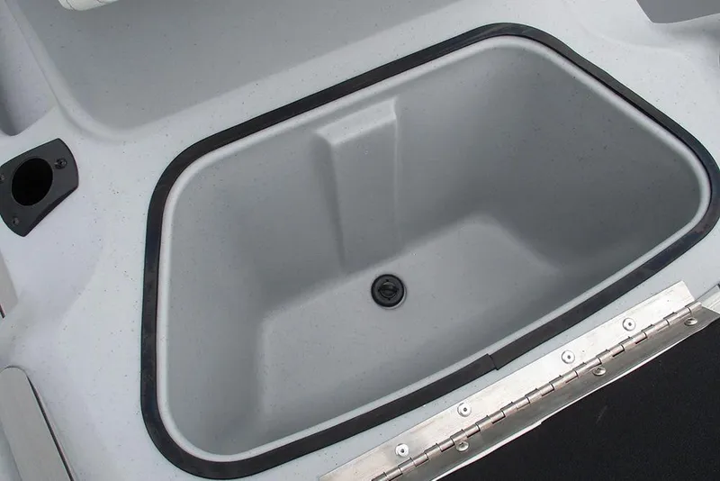 Slide: The Image of Livewell compartment in 2026 Tracker Bass Tracker Classic CC boat. - 17