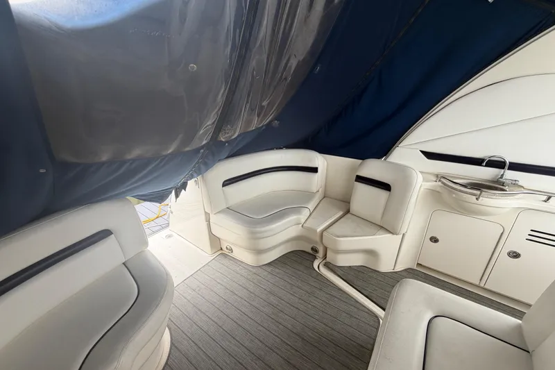 Slide: The Image of Control panel of a 2008 Sea Ray 380 Sundancer boat with generator display. - 13