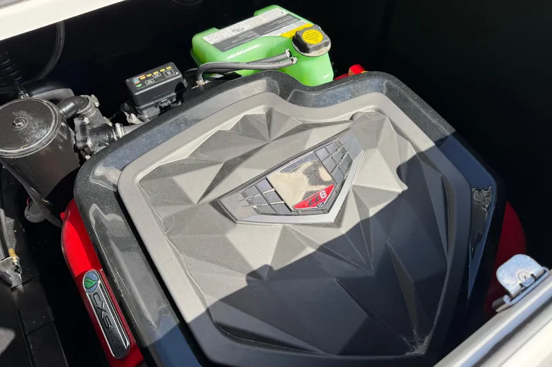 Slide: The Image of Engine compartment of 2025 Nautique Super Air Nautique GS24 boat. - 19