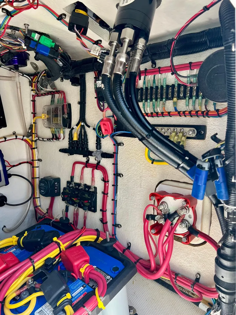 Slide: The Image of Electrical wiring in a 2025 Concept 23 model. - 20
