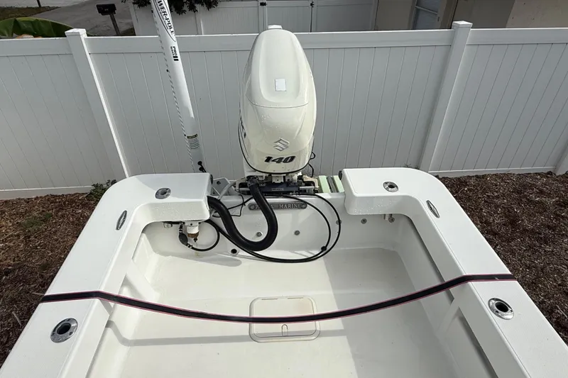 Slide: The Image of 2016 Panga 22 Boca Grande boat with Suzuki 140 outboard motor. - 8
