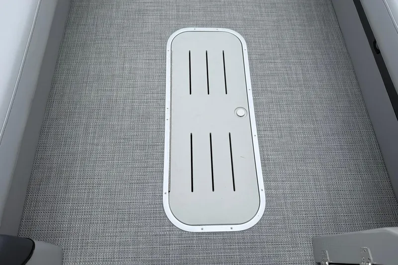 Slide: The Image of Floor hatch on 2026 Bentley Pontoons Elite 253 Swingback, featuring sleek design and durable material. - 3
