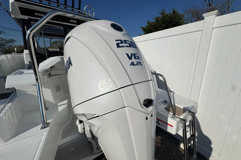 Slide: The Image of 2026 Jeanneau NC Sport 795 Series 2 boat with Yamaha 250 V6 outboard engine. - 2