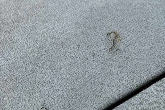 Slide: The Image of Close-up of worn vinyl surface on 2017 G3 Sportsman 1710 boat. - 27