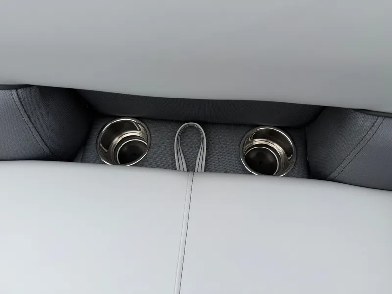 Slide: The Image of Interior of Bentley Pontoons BOLT 200, 2026, featuring cup holders. - 12
