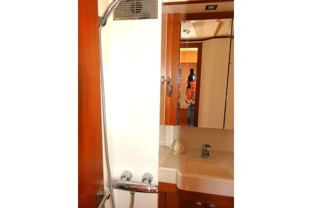 Slide: The Image of Bathroom interior of 2014 Tayana Isara 50 yacht with shower and sink. - 47