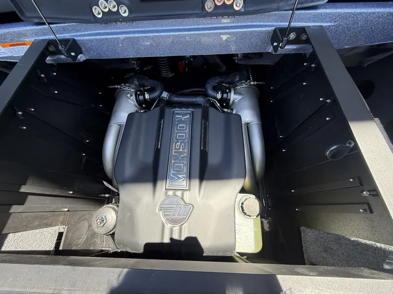 Slide: The Image of Engine compartment of 2026 Malibu 26LSV with Monsoon engine. - 18