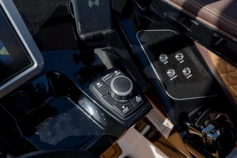 Slide: The Image of Control panel of 2024 Yamaha Boats 275SD, featuring advanced navigation and control buttons. - 22