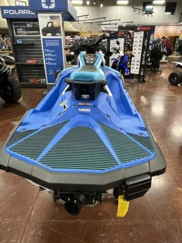 Slide: The Image of 2026 Yamaha WaveRunner JetBlaster displayed in showroom. - 7