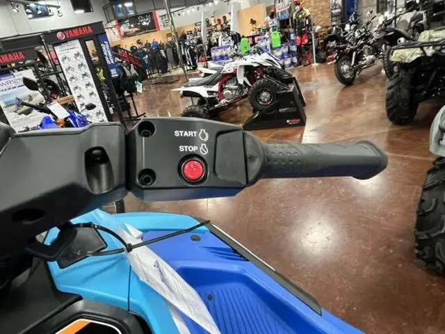 Slide: The Image of Yamaha WaveRunner JetBlaster 2026 in showroom with start-stop button. - 9